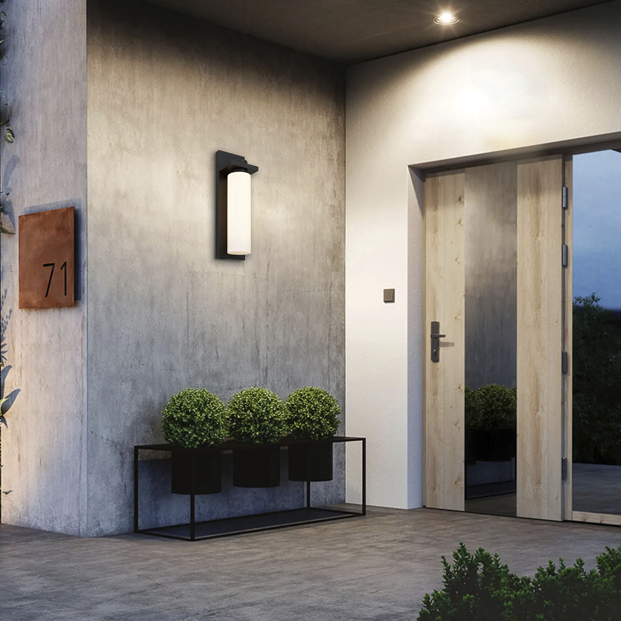 Kast LED 19 inch Dark Bronze Outdoor Wall Sconce